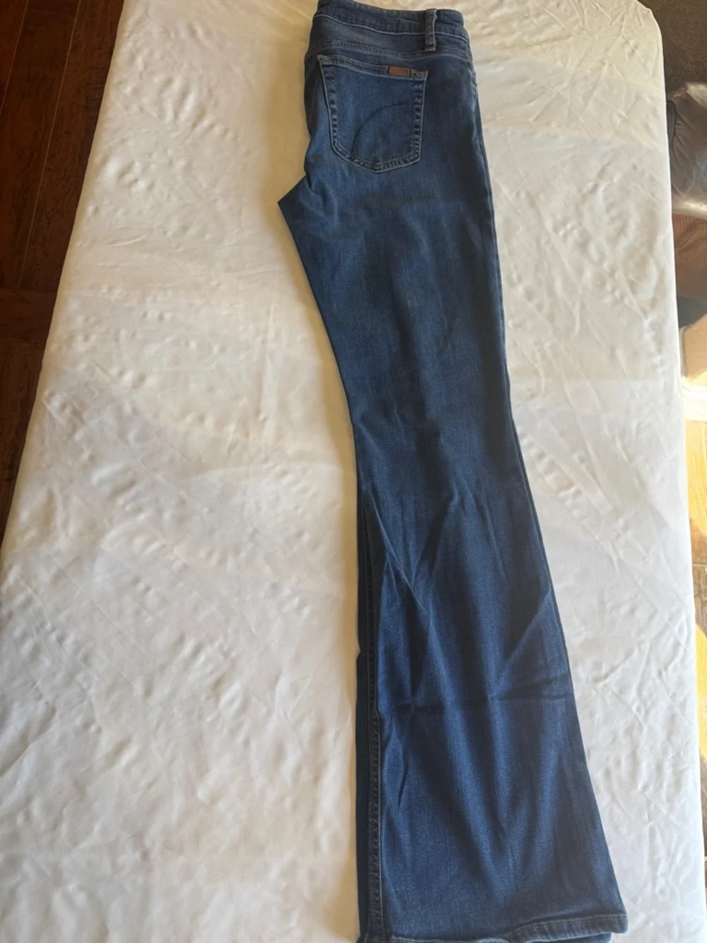 Joe's Jeans Mid Wash Blue Flare Jeans - Picture 4 of 5